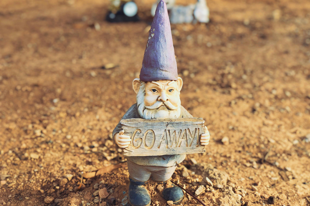 go away gnome