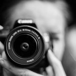 photographer black and white image