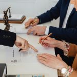 Family dispute going over a document.